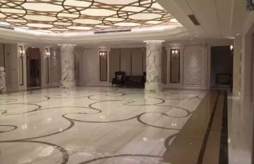 高檔進口白色大理石(雪花白)選料、加工、安裝、結晶護理的一些注意事項 雪花白大理石