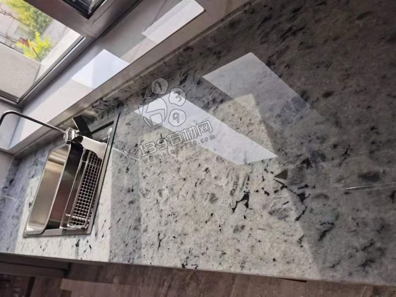 奢石條板(雪山藍寶廚房臺面)奢石廚房臺面