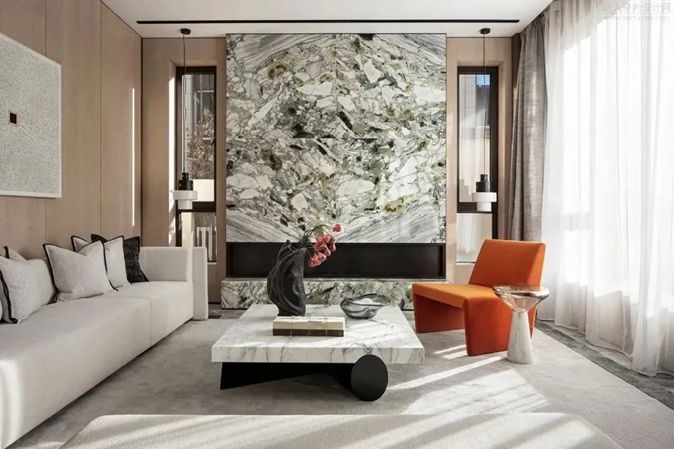 冷翡翠大理石-天然國產奢石