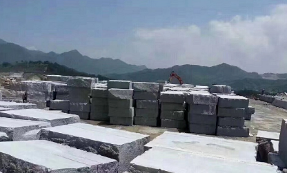 河南南陽南召縣飾面石材石礦,項目驗收通過!附南召縣芝麻灰欣賞! 河南新魯灰 南召芝麻灰