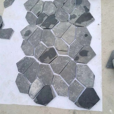 貴州青石板冰裂紋現場施工