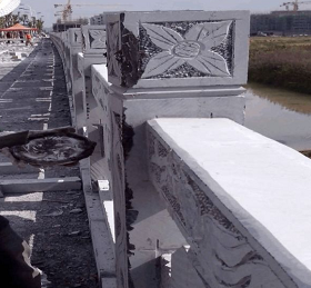 石材工藝 | 青石欄桿現場雕刻及安裝施工細部做法 青石欄桿