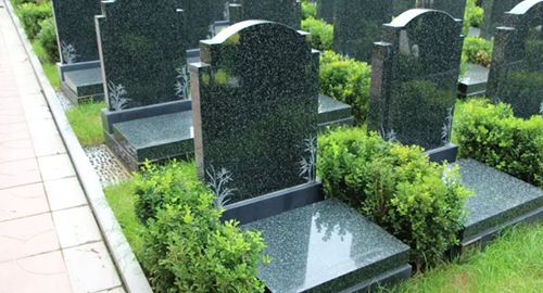 墓碑好石材:四川冕寧縣鳳凰黑石材欣賞