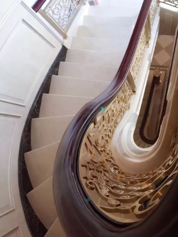 技術活:做一個優質的大理石旋轉樓梯,有多難? 大理石旋轉樓梯