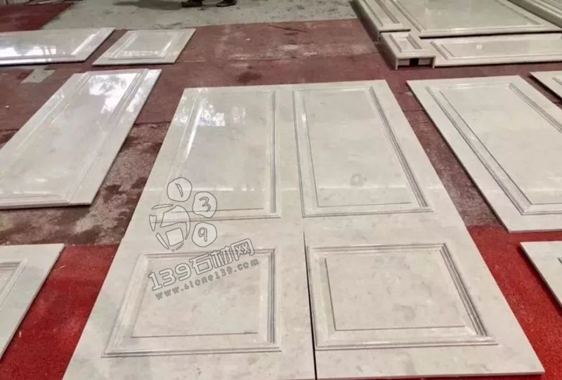 奧特曼米黃大理石羅馬背景墻排版過程賞析!