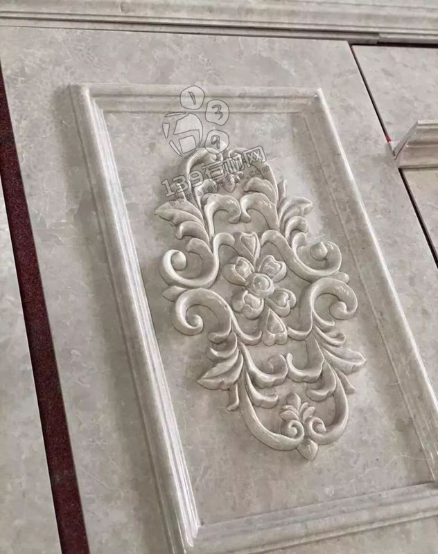 奧特曼米黃大理石羅馬背景墻排版過程賞析!