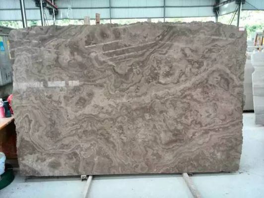 國產木紋大理石之白木紋與咖啡木紋對比