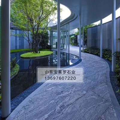 地產示范區石材|精品山水巖 夜里雪 浪淘沙  地鋪石材