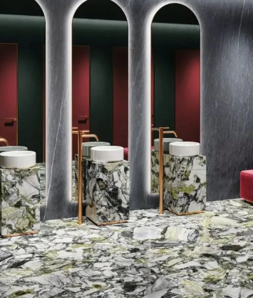 價格暴漲的幾款天然石材產品介紹 冷翡翠 藍翡翠 四季綠 寶格麗 大花白 超白洞