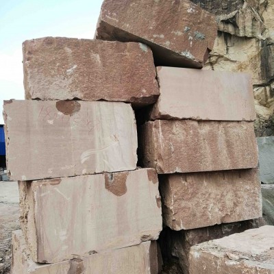 江西紅砂巖荒料廠家直銷、量大從優！