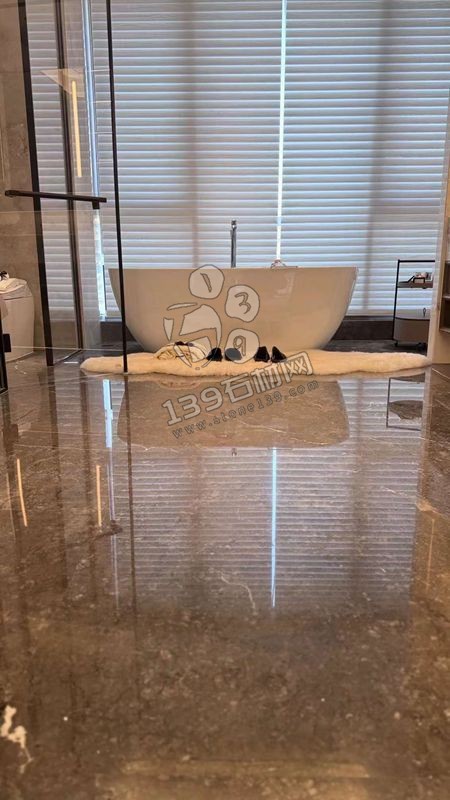 大平層精裝大理石地面鑫爵灰應(yīng)用案例