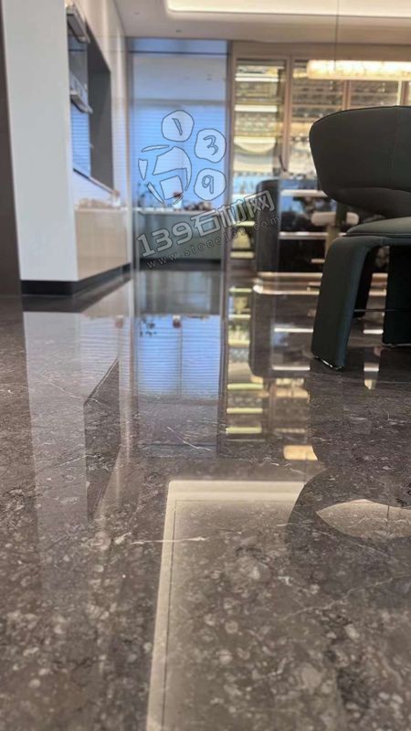 大平層精裝大理石地面鑫爵灰應(yīng)用案例