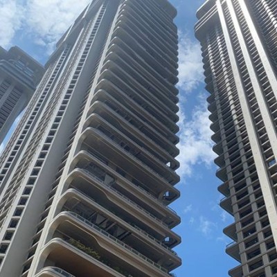 廈門石材工地應(yīng)用復(fù)合板案例 廈門帝景苑