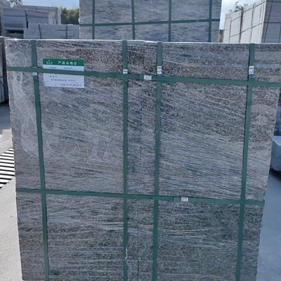 遂昌紅花崗巖出口訂單成品包裝出庫