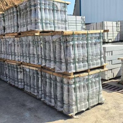 河南花崗巖欄桿廠家內(nèi)省梨花白花瓶欄桿