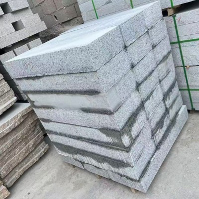 路沿石臺階板福建廠家 提供芝麻黑白灰系列路沿石