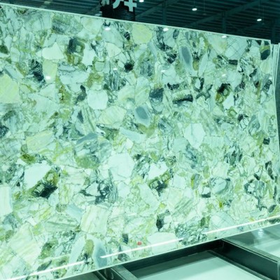 奢石冷翡翠大板